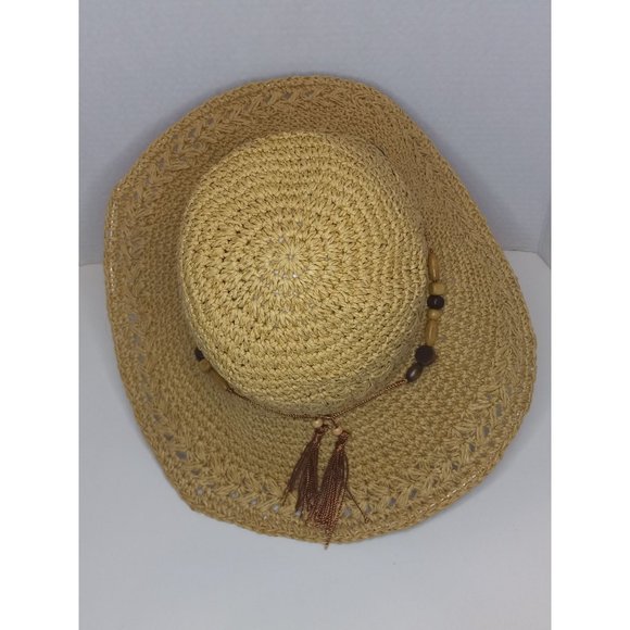D&Y One Size Wide Brim Sun Travel Packable Vacation Beach Pool Hat - Picture 1 of 5